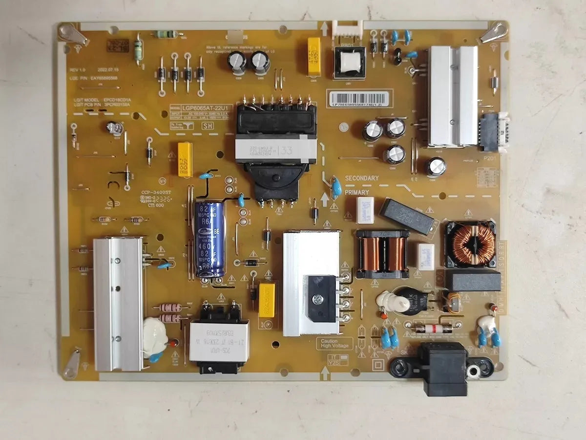 Placa Fonte LGP65T-20U1 para Televisão 65UN7310PSC